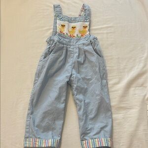 Smocked Trad kids overalls
